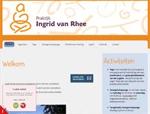 Tablet Screenshot of ingridvanrhee.nl